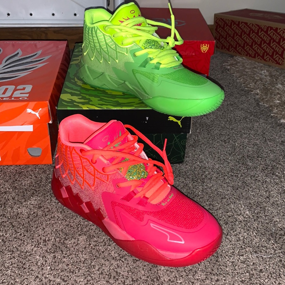Puma Lamelo Ball Rick and Morty’s size 9.5